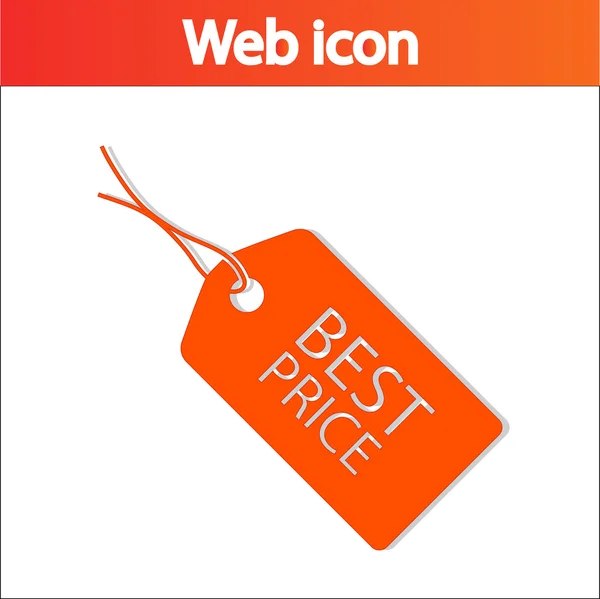 Mejor precio etiqueta icono — Archivo Imágenes Vectoriales