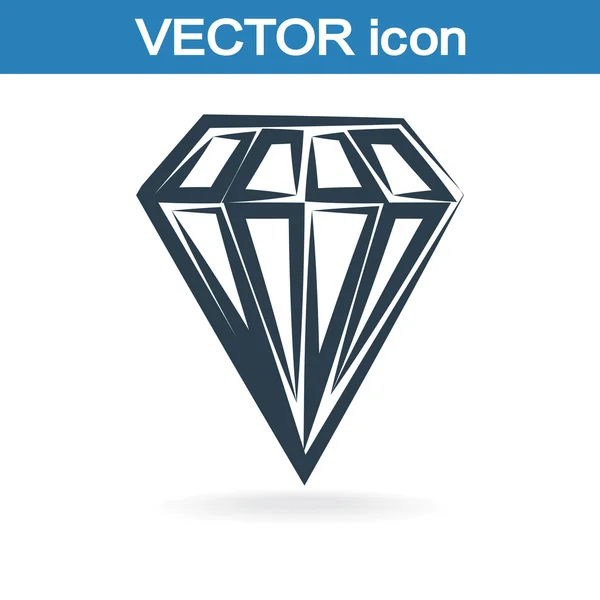 Diamond icon — Stock Vector