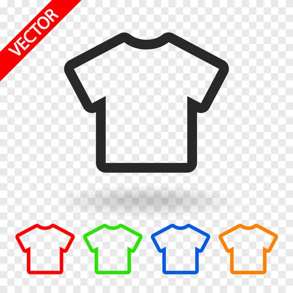 Tshirt pictogram — Stockvector