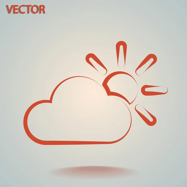 Cloud icon — Stock Vector