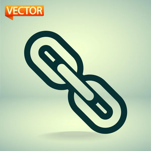 Icono de eslabón — Vector de stock