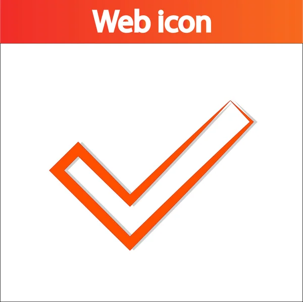 Confirm icon — Stock Vector