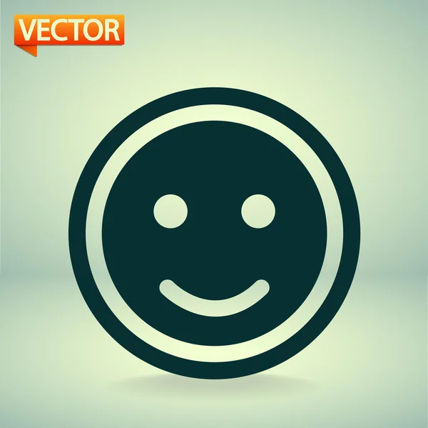 Icona del sorriso — Vettoriale Stock
