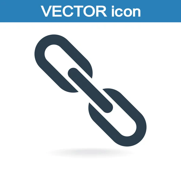 Ikona spojení řetězu — Stockový vektor