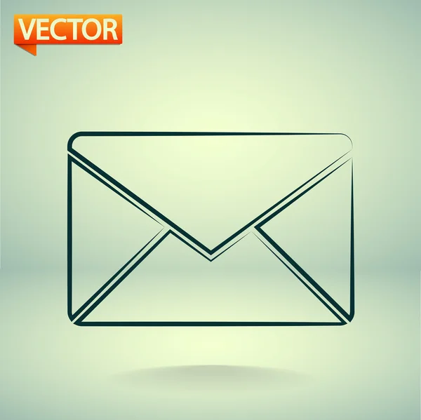 Pictogram envelop post — Stockvector