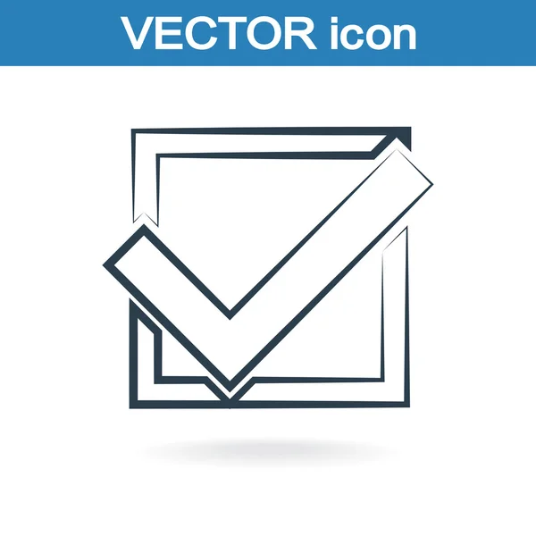Confirm icon — Stock Vector