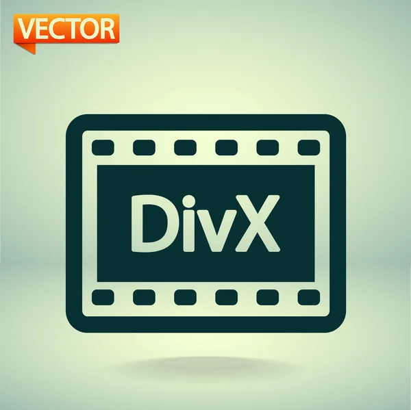 Иконка DivX — стоковый вектор