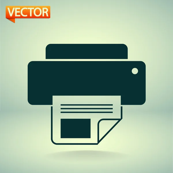 Printer icon — Stock Vector