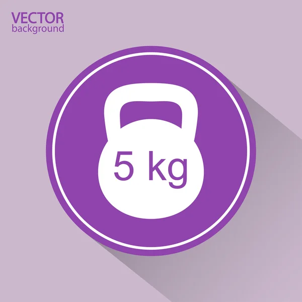 Stom klokken pictogram — Stockvector