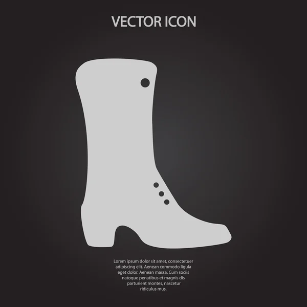 Icono zapatos de mujer — Vector de stock