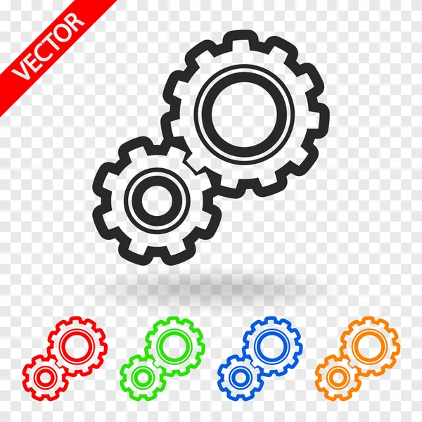 Gears icon — Stock Vector