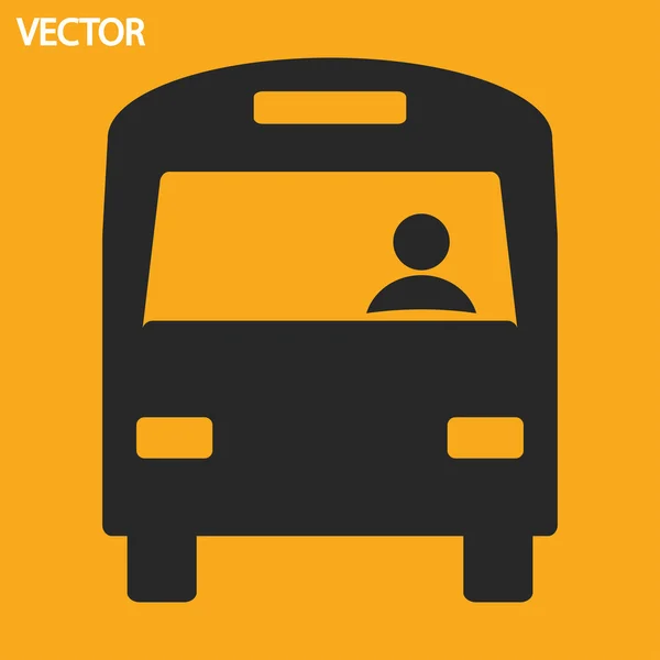 Bus pictogram — Stockvector