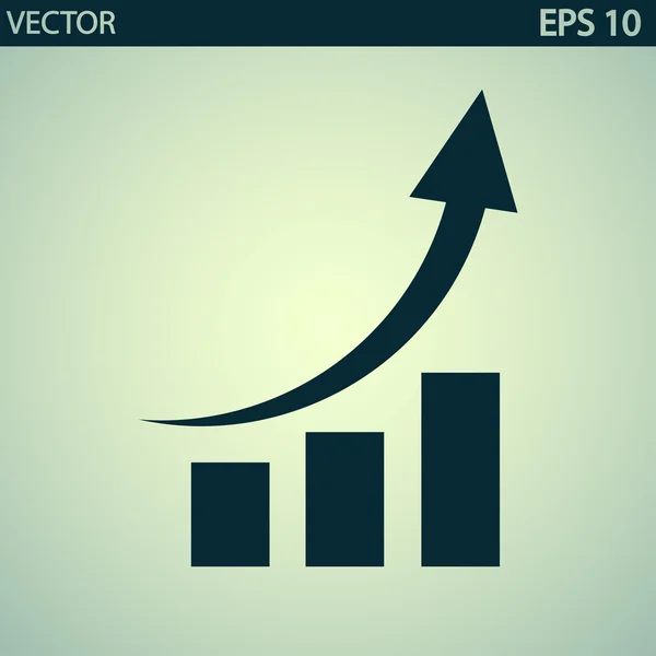Ikonę wykresu — Wektor stockowy