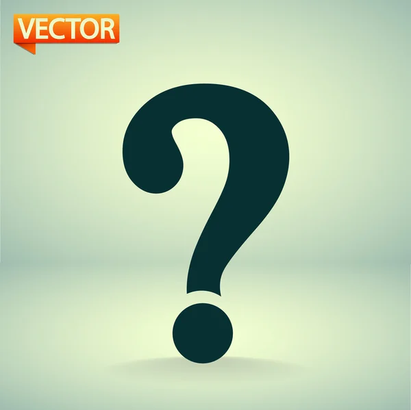 Semn întrebare pictogramă — Vector de stoc