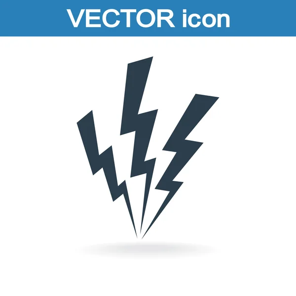 Lightning-ikonen — Stock vektor