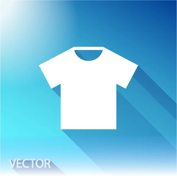 Tshirt ícone plana — Vetor de Stock