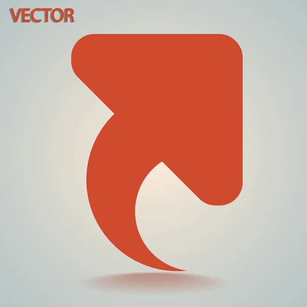 Icono flecha arriba — Vector de stock