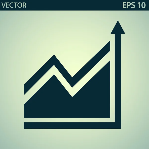 Diagram ikon — Stock vektor