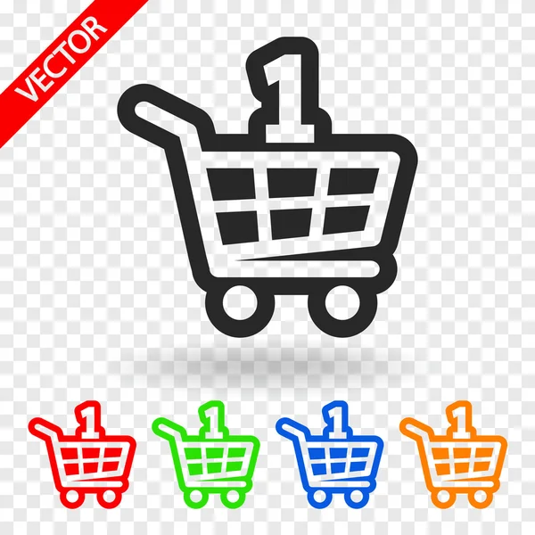 Shopping basket icon — Stock Vector