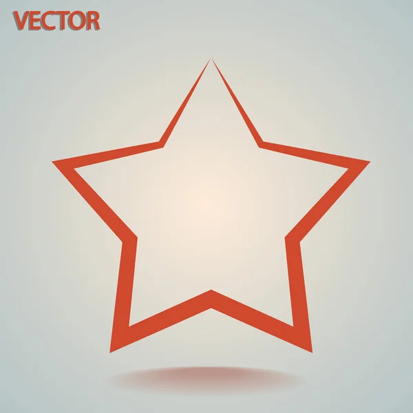 Icono de estrella — Archivo Imágenes Vectoriales