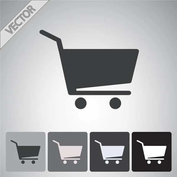 Ícone da cesta de compras — Vetor de Stock