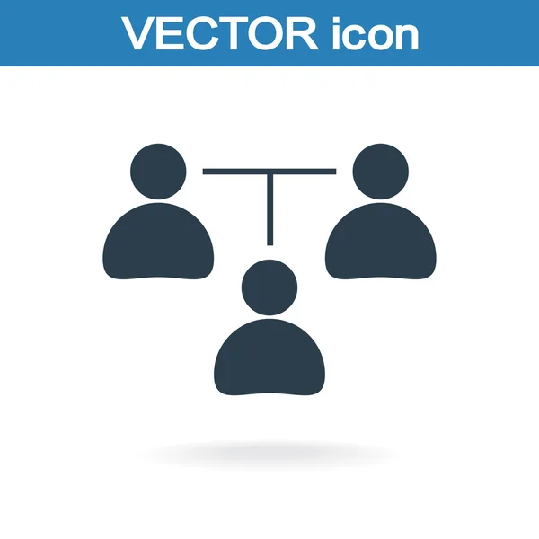 Concepto de comunicación. icono de conexión — Vector de stock