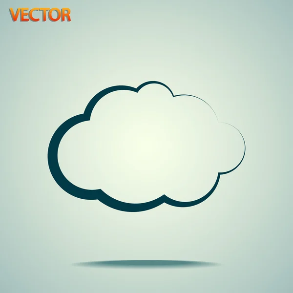 Ícone de nuvem —  Vetores de Stock