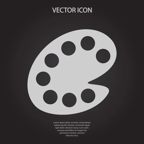 Color palette icon — Stock Vector