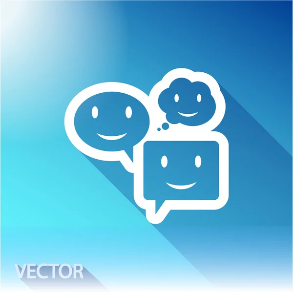 Comic speech bubble icon — Stock Vector