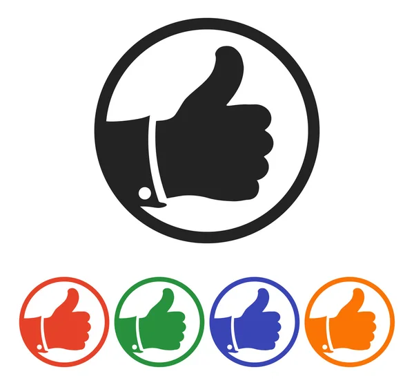 Thumb up icons — Stock Vector