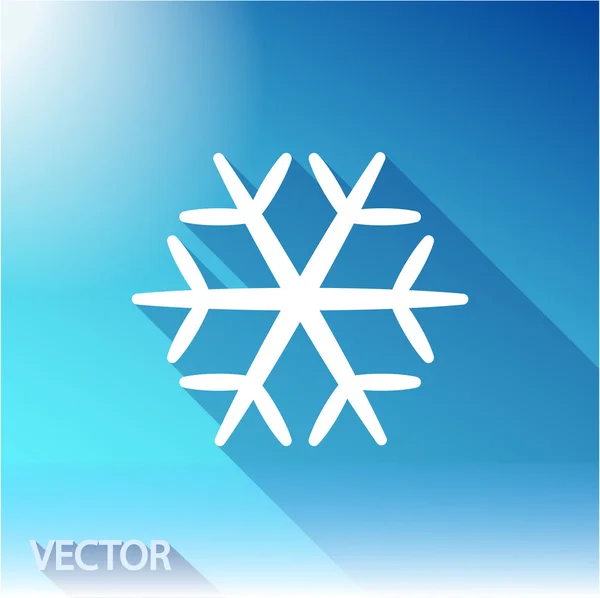 Значок снежинки — стоковый вектор