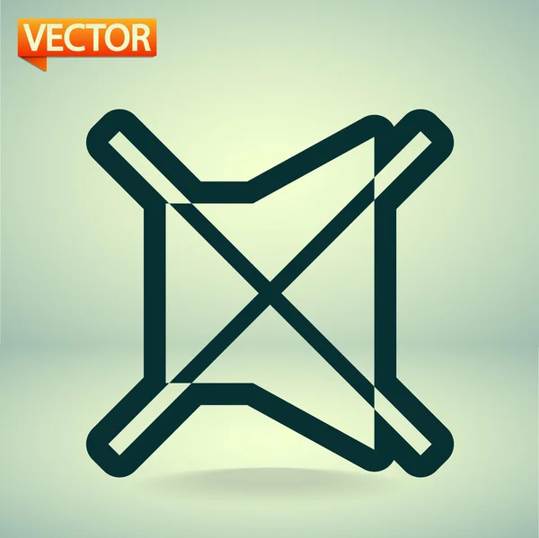Némítás ikon szimbólum — Stock Vector