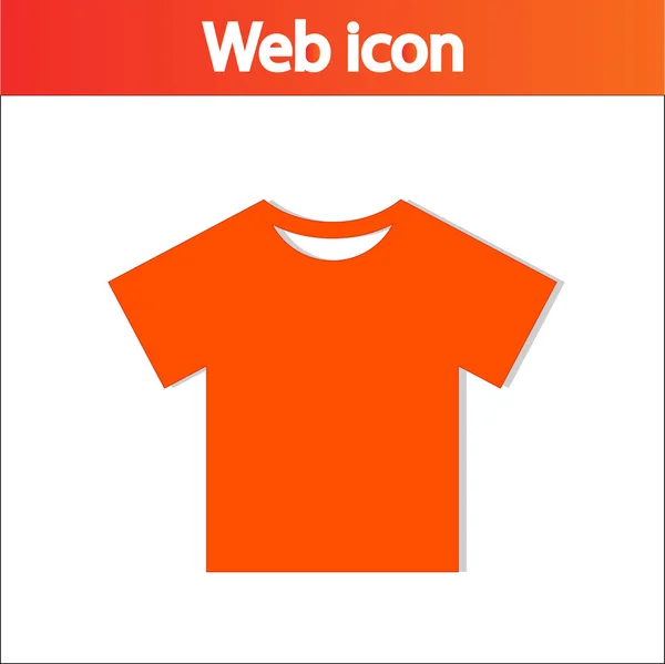 Icona Tshirt Icona — Vettoriale Stock