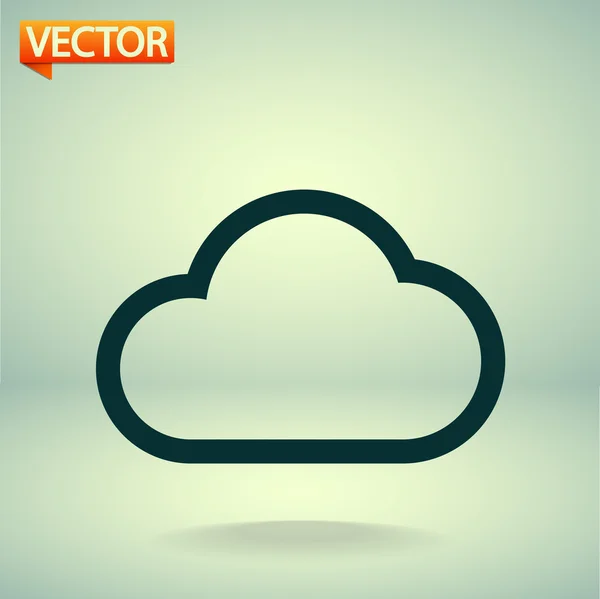 Icono de nube — Archivo Imágenes Vectoriales