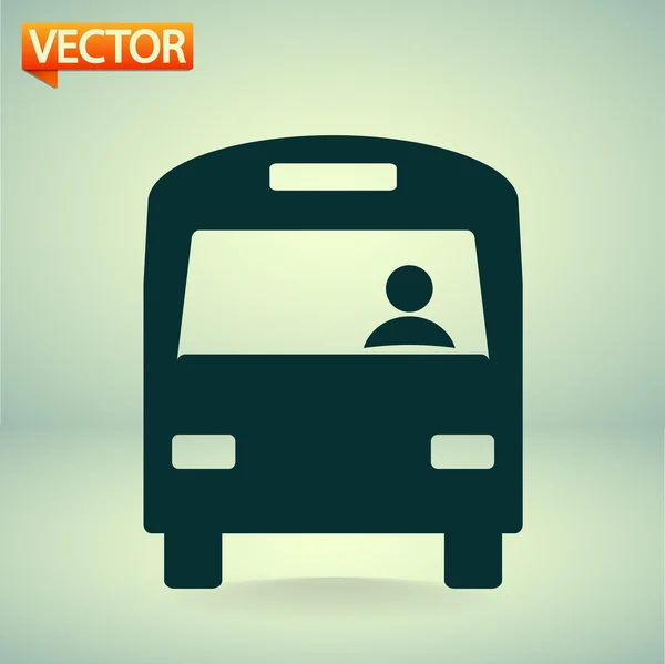 Bus pictogram — Stockvector