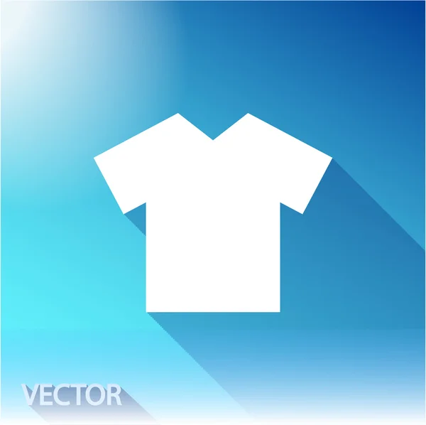 Tshirt ícone plana —  Vetores de Stock