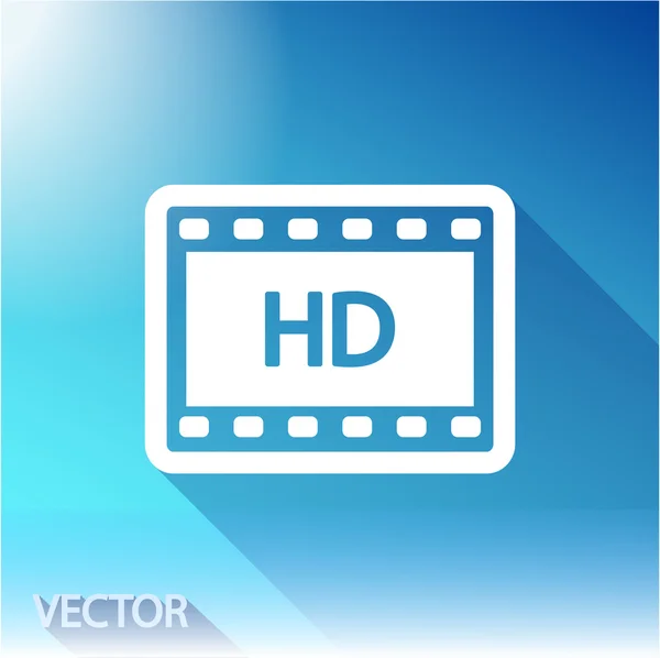 Diseño de iconos de vídeo — Vector de stock