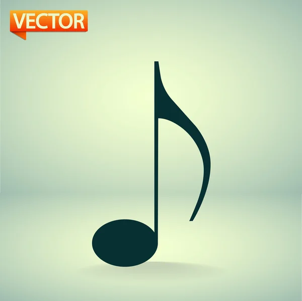 Icône de musique — Image vectorielle