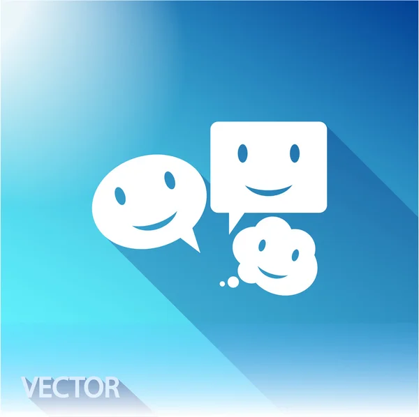 Speech bubble icon — Stock Vector