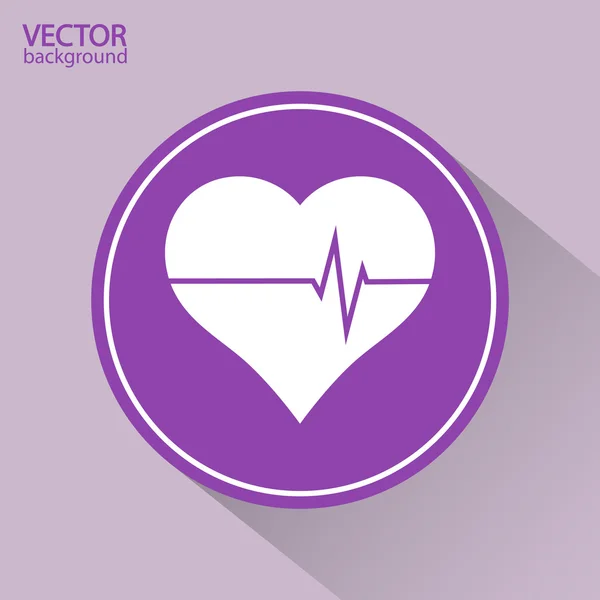 Hart pictogram — Stockvector