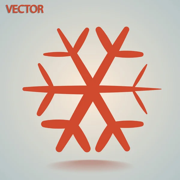 Snowflake icon — Stock Vector