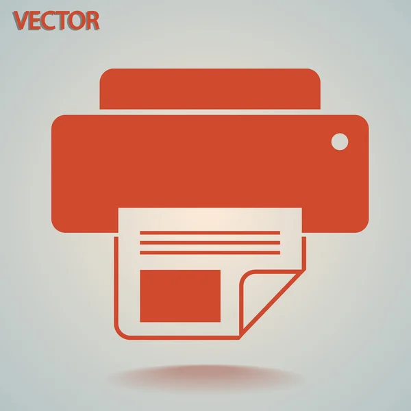 Printer icon — Stock Vector