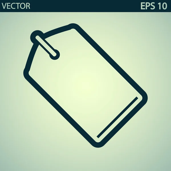 Icono de etiqueta — Vector de stock