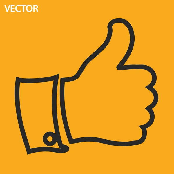 Thumb up icons — Stock Vector