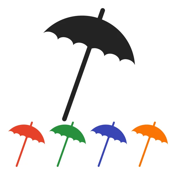 Deštník ikony designu — Stockový vektor