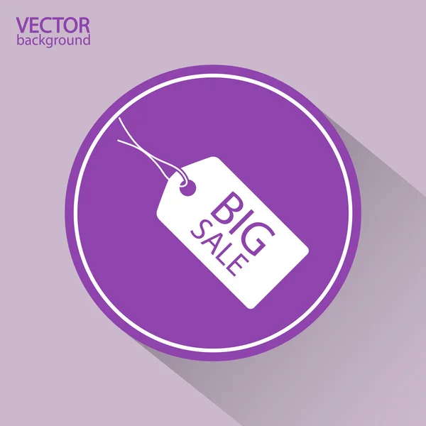 BIG SALE tag icon — Stock Vector