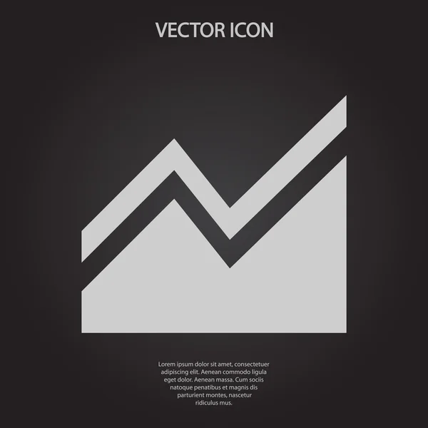 Diagram ikon — Stock vektor