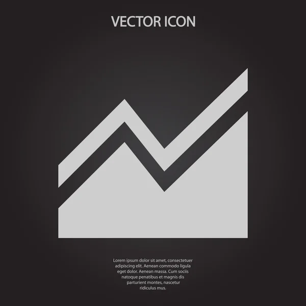 Icono gráfico — Vector de stock