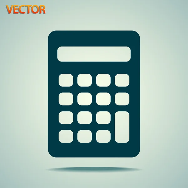 Calculatorpictogram — Stockvector