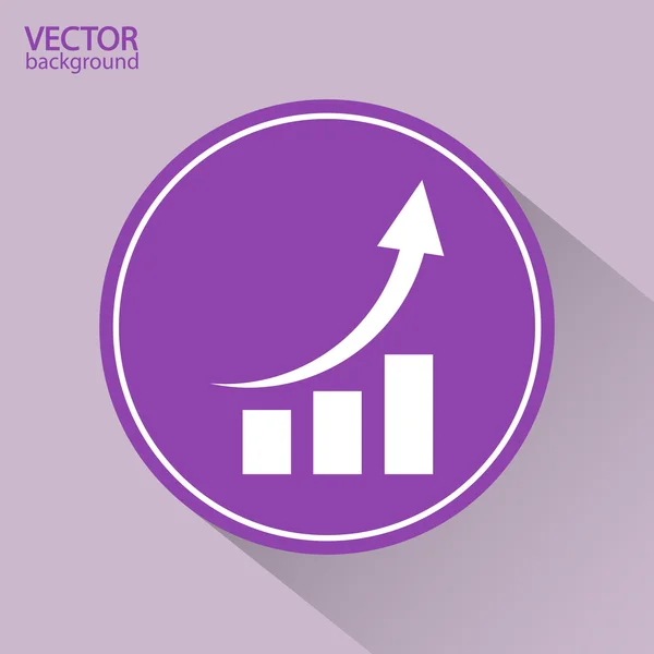 Ikona grafu — Stockový vektor